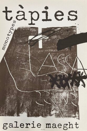 Monotypes von Antoni Tàpies, Druck kaufen auf Singulart