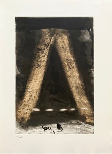 Hommage à Joan Brossa by Antoni Tàpies, Print for Sale on Singulart