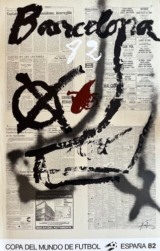 Barcelona 82 de Antoni Tàpies, Impresión a la venta en Singulart