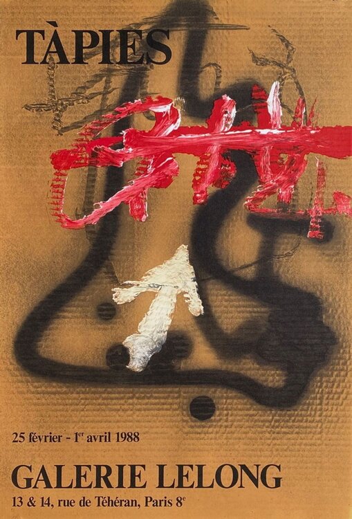 Expo 88 - Galerie Lelong Antoni Tàpies