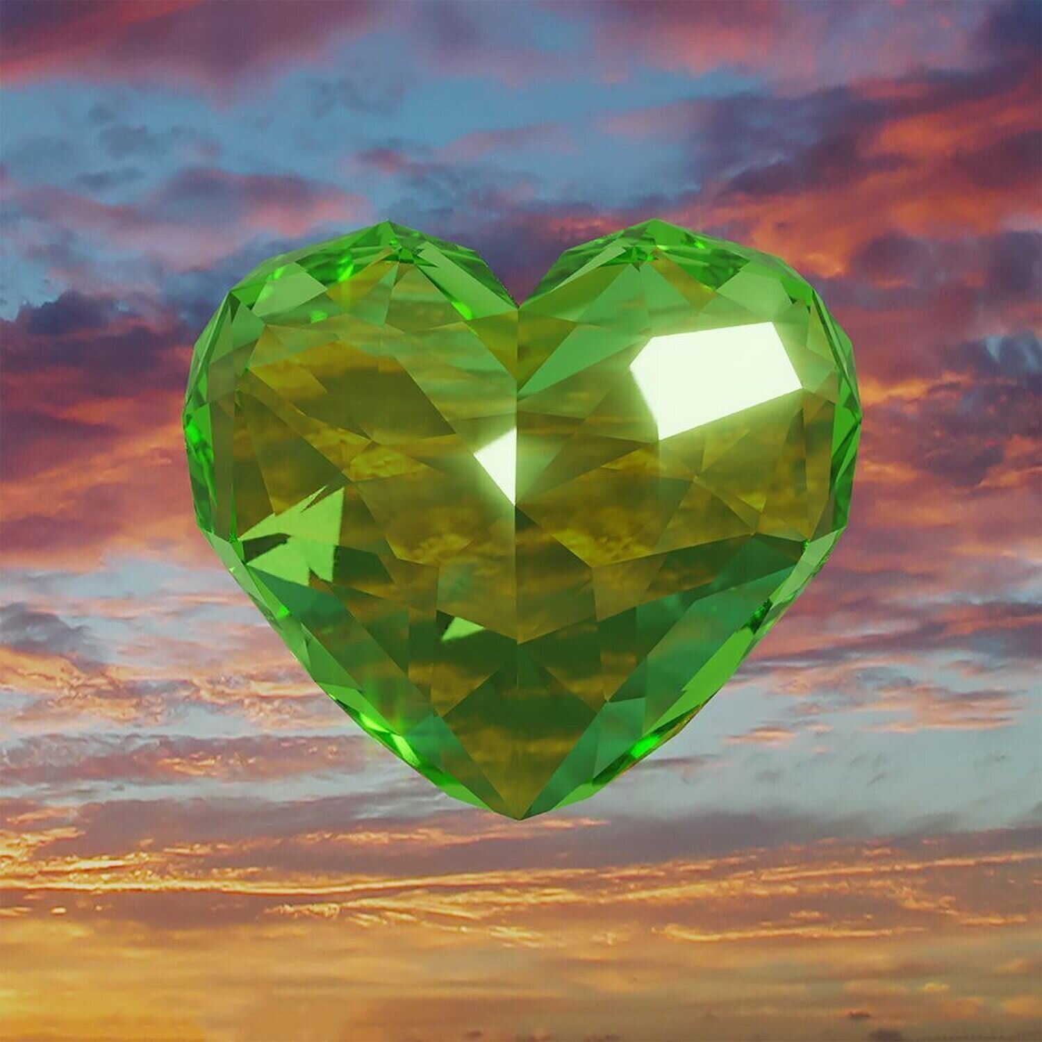 Crypto Heart 7 - Jim Thalassoudis - Giclée print