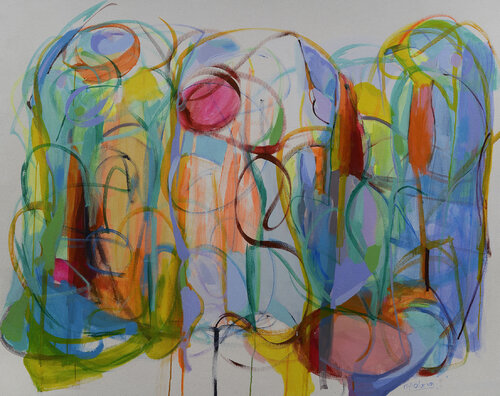 El Hilo de la Gracia van Gabriela Tolomei, Schilderij te koop op Singulart