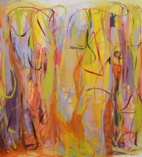 Atardecer Soñado van Gabriela Tolomei, Schilderij te koop op Singulart