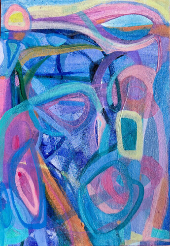 Boreal Alchemy #777 par Gabriela Tolomei, Peinture en vente sur Singulart