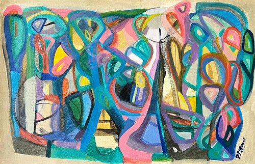 Totem del Alma par Gabriela Tolomei, Peinture en vente sur Singulart
