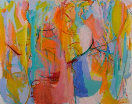 Celestial Love par Gabriela Tolomei, Peinture en vente sur Singulart