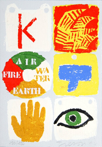 Fire, Air, Water, Earth by Joe Tilson, 版畫 for Sale on Singulart