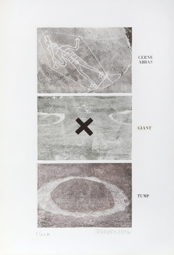 Cerne, Giant, Tump from Wessex Portfolio by Joe Tilson, Print for Sale on Singulart