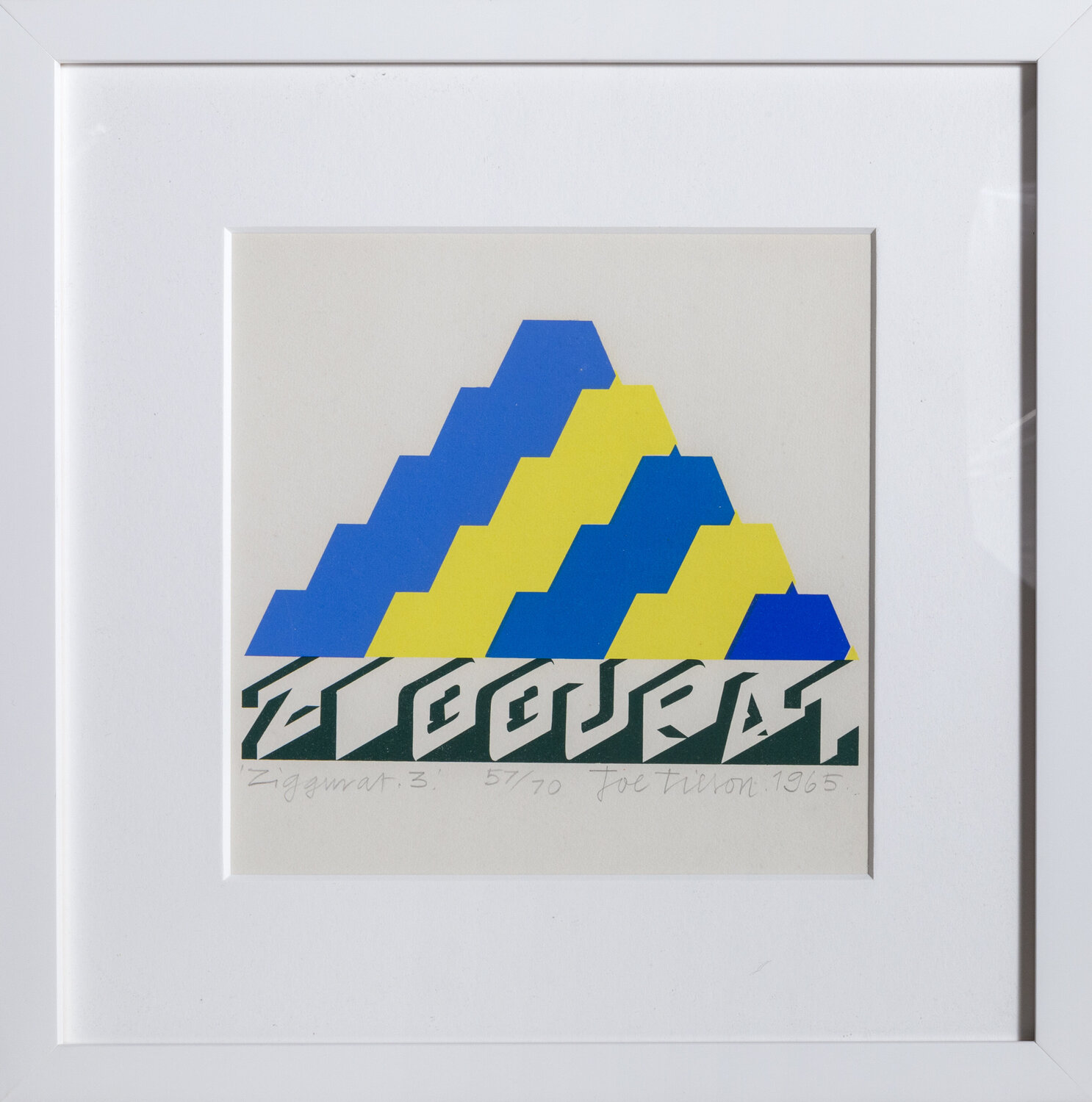 Ziggurat 3 Joe Tilson Stampa in vendita