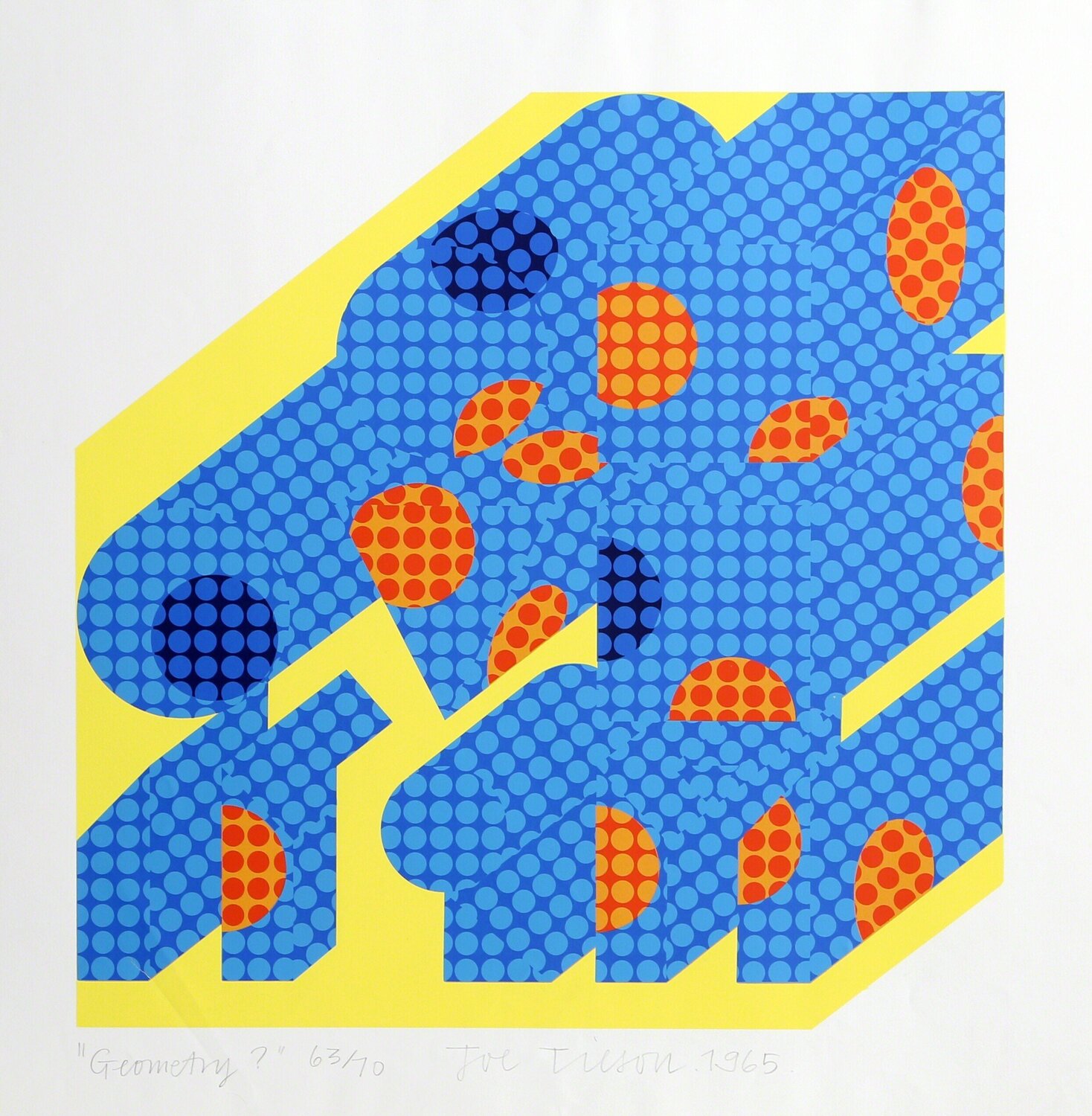 Geometry? Joe Tilson Print for sale