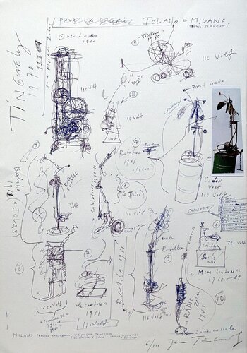 Expo 70 - Galerie Iolas Milano by Jean Tinguely, Print for Sale on Singulart