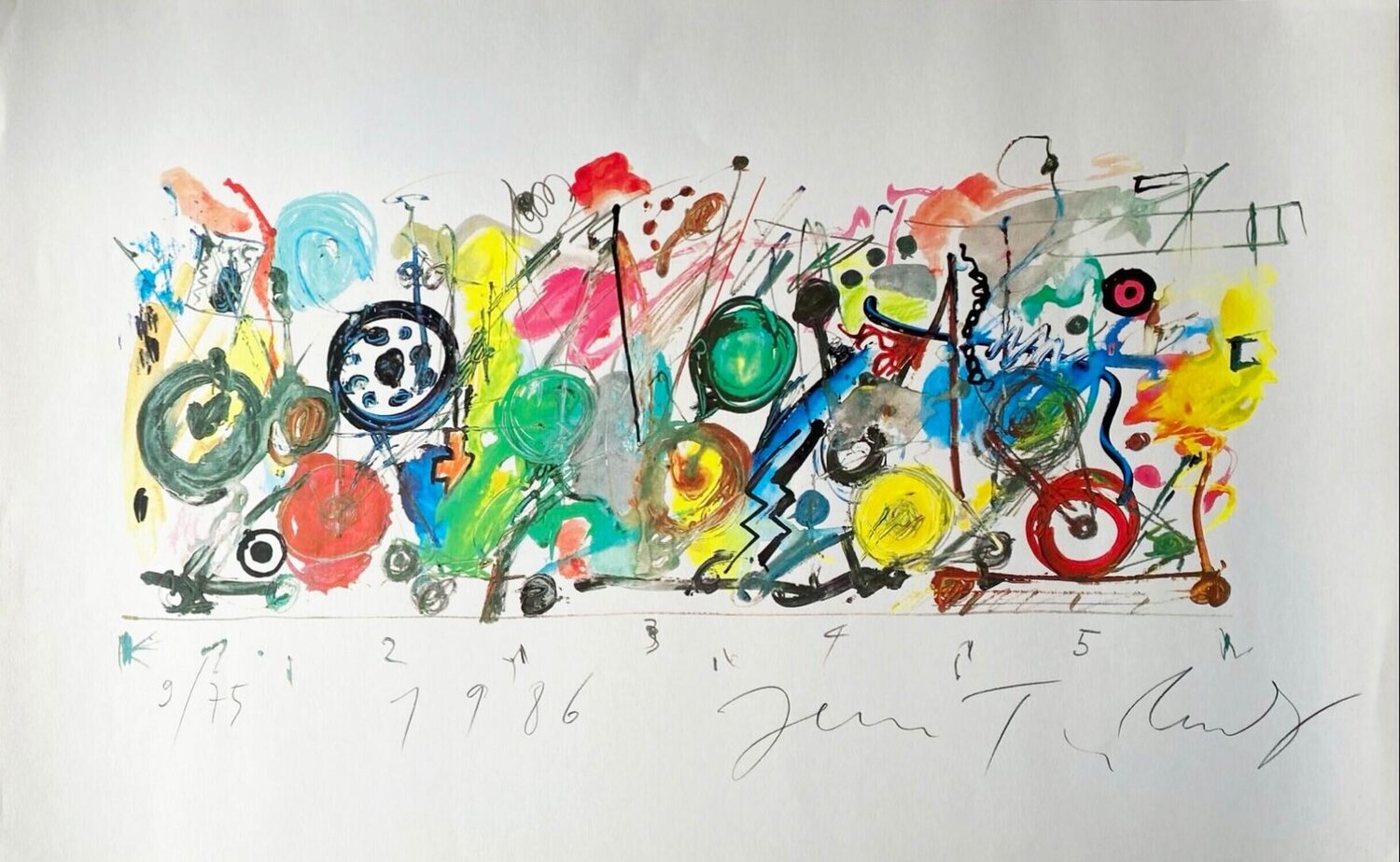 Untitled Jean Tinguely Stampa in vendita