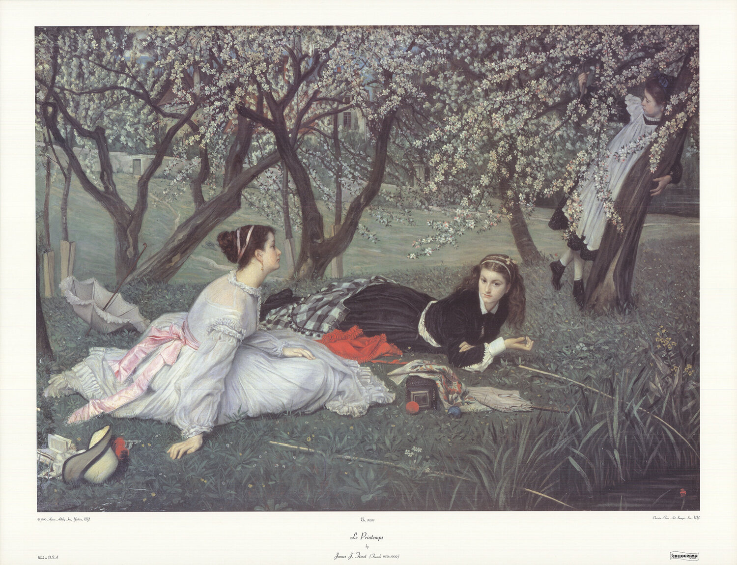 Le Printemps James Tissot Afdruk te koop