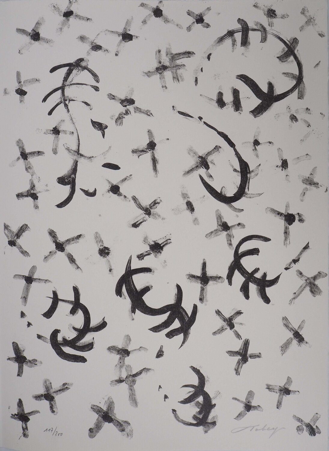 Symboles noirs Mark Tobey Impresión en venta