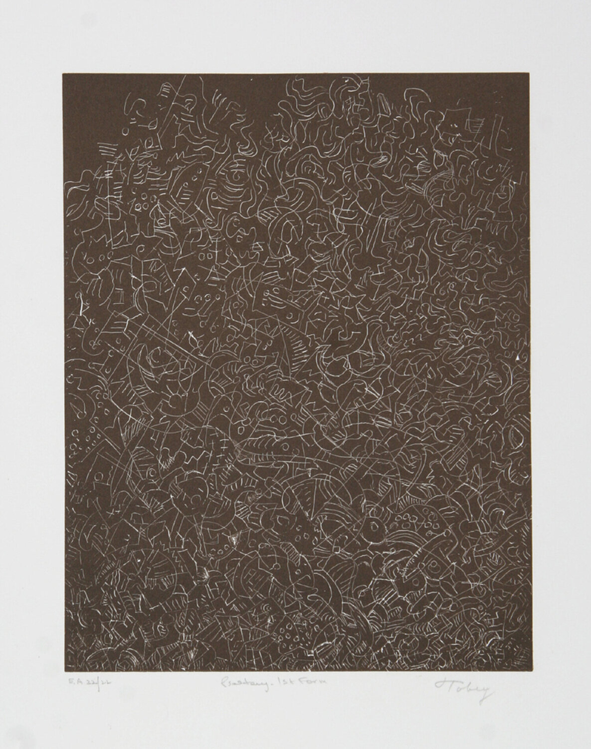Psaltery, 1st Form Mark Tobey