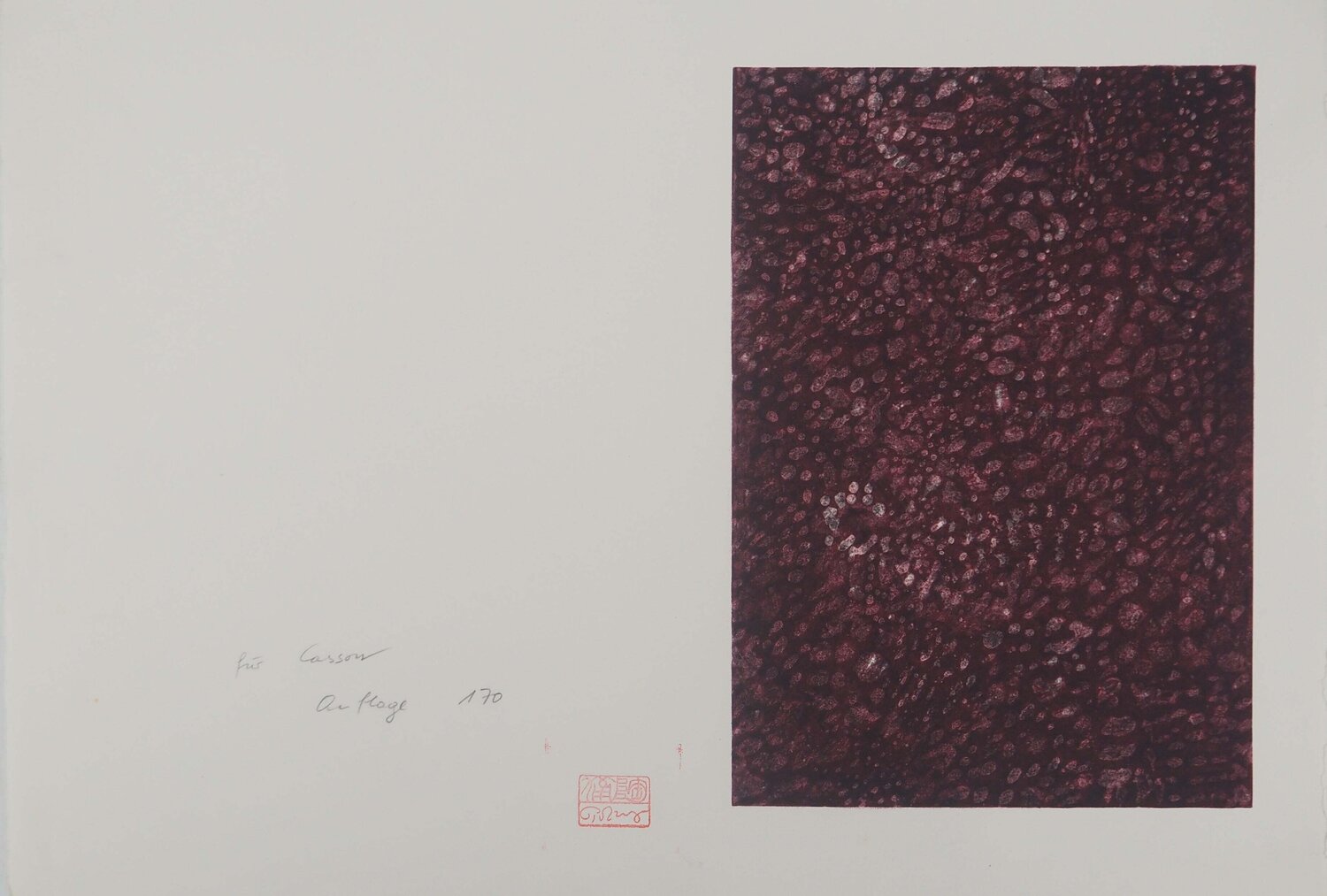 Vibrations pourpres Mark Tobey Impresión en venta