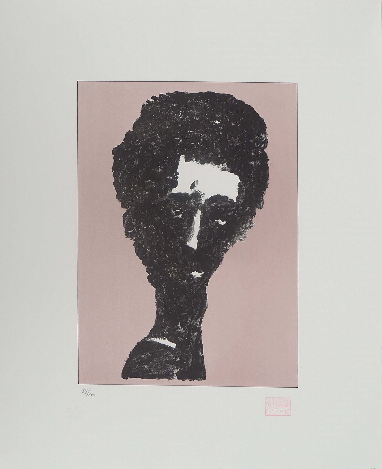 Contre-jour Rose Mark Tobey Print for sale