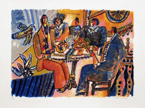 50 printemps d'Israël : Le Ciel est bleu by Theo Tobiasse, Print for Sale on Singulart