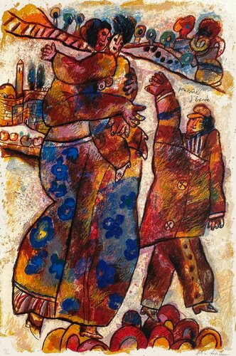 Poussière d'exode par Theo Tobiasse, Édition en vente sur Singulart