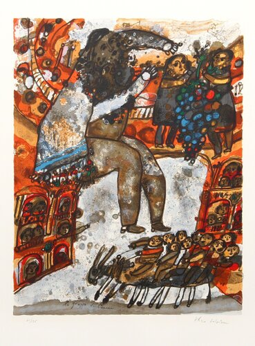  Le Grappa de Canaan par Theo Tobiasse, Édition en vente sur Singulart