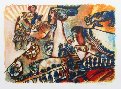 Un Printemps d'Israel par Theo Tobiasse, Édition en vente sur Singulart
