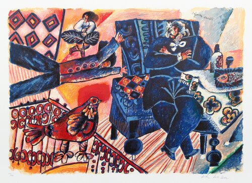 Sejours Secrets van Theo Tobiasse, Afdruk te koop op Singulart