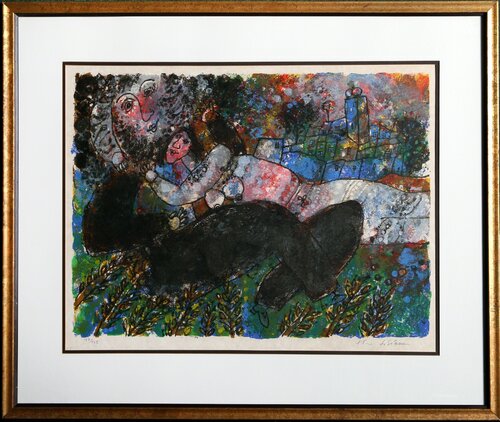 Ruth et Booz from The Ruth Portfolio von Theo Tobiasse, Druck kaufen auf Singulart