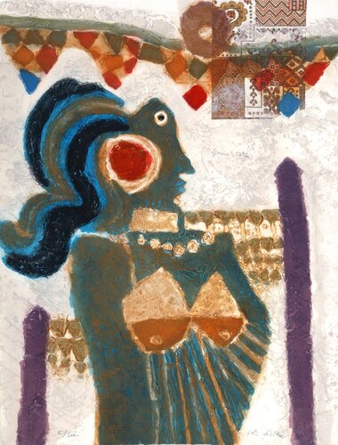 Femme Totem van Theo Tobiasse, Afdruk te koop op Singulart