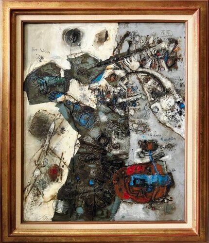 La chèvre et son violon by Theo Tobiasse, Painting for Sale on Singulart