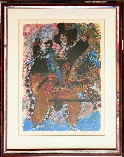 Le clown prisonnier de son mystère par Theo Tobiasse, Édition en vente sur Singulart