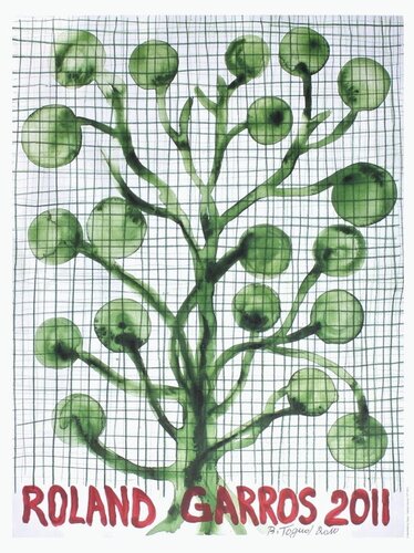 Roland-Garros Official Poster van Barthélémy Toguo, Afdruk te koop op Singulart