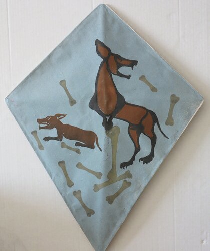Perros abstractos con huesos van Francisco Toledo, Werk op papier te koop op Singulart