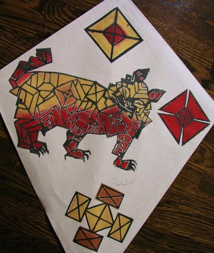 Perro geométrico en blanco van Francisco Toledo, Werk op papier te koop op Singulart