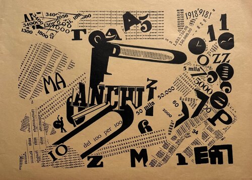 Une assemblée tumultueuse (Sensibilité numérique) by Filippo Tommaso Marinetti, Print for Sale on Singulart