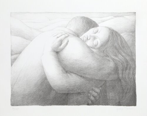 Embrace by George Tooker, Print for Sale on Singulart