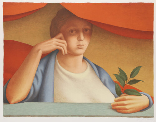 Woman with a Sprig of Laurel par George Tooker, Édition en vente sur Singulart