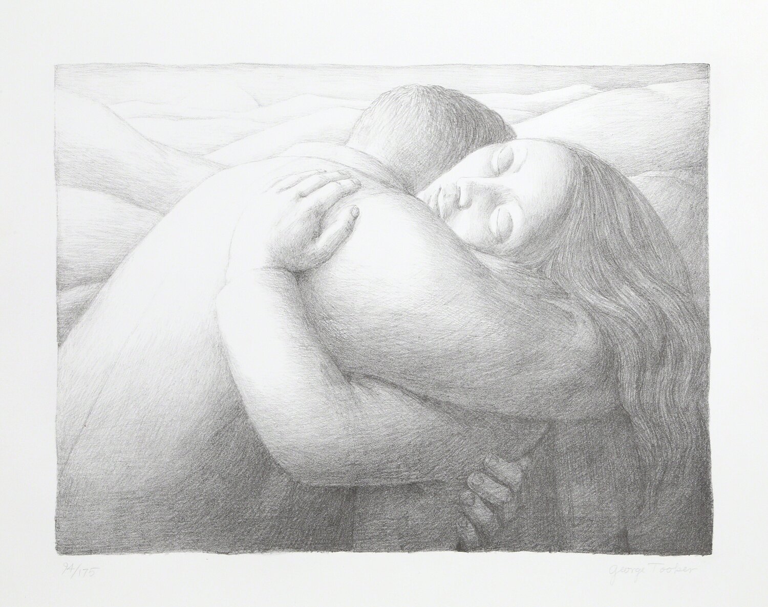 Embrace George Tooker Stampa in vendita
