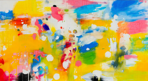 Joy of joy 4 van Franko Tencic, Schilderij te koop op Singulart