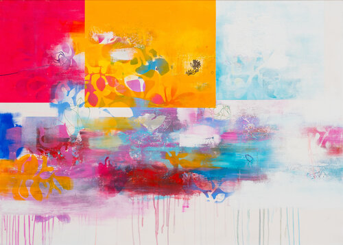 The scope of pure vividness a3 van Franko Tencic, Schilderij te koop op Singulart