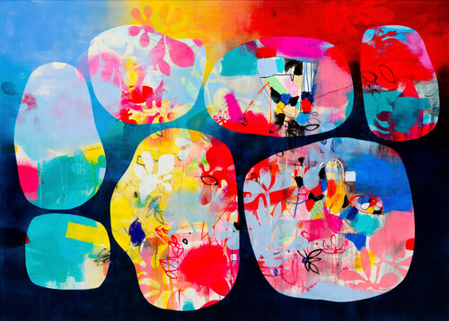 Inner life of plants a3 van Franko Tencic, Schilderij te koop op Singulart