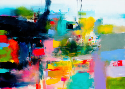 Composition sm, remix c1 van Franko Tencic, Schilderij te koop op Singulart