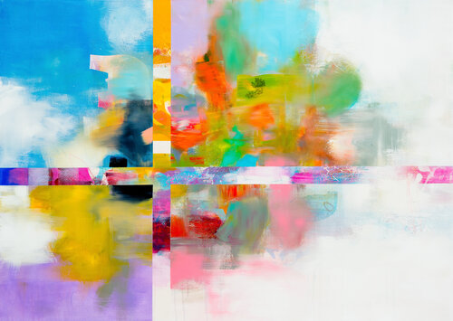 Composition  m6, remix d19 van Franko Tencic, Schilderij te koop op Singulart