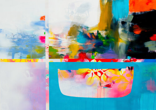 Composition bp, remix f6 van Franko Tencic, Schilderij te koop op Singulart