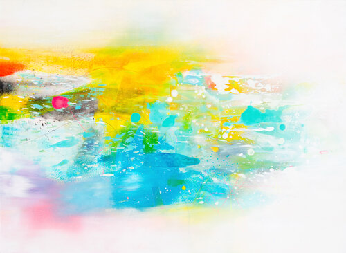 Fluid networking 2 van Franko Tencic, Schilderij te koop op Singulart