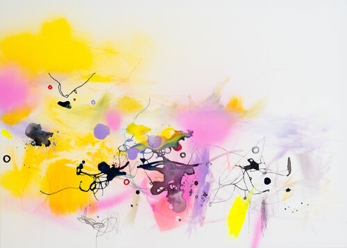 Cosmic jazz van Franko Tencic, Schilderij te koop op Singulart