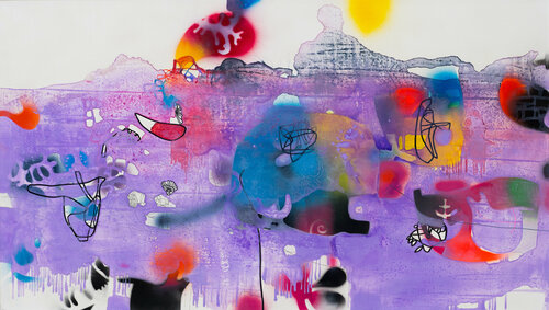 Violet dreams von Franko Tencic, Malerei kaufen auf Singulart