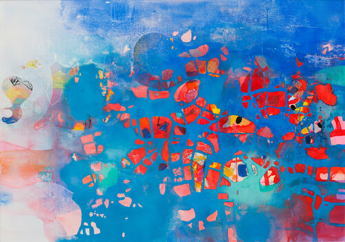In blue mode von Franko Tencic, Malerei kaufen auf Singulart