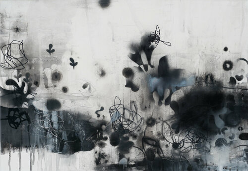 The large surreal drawing 1 van Franko Tencic, Schilderij te koop op Singulart