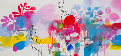 From the cycle " Botanical painting" van Franko Tencic, Schilderij te koop op Singulart