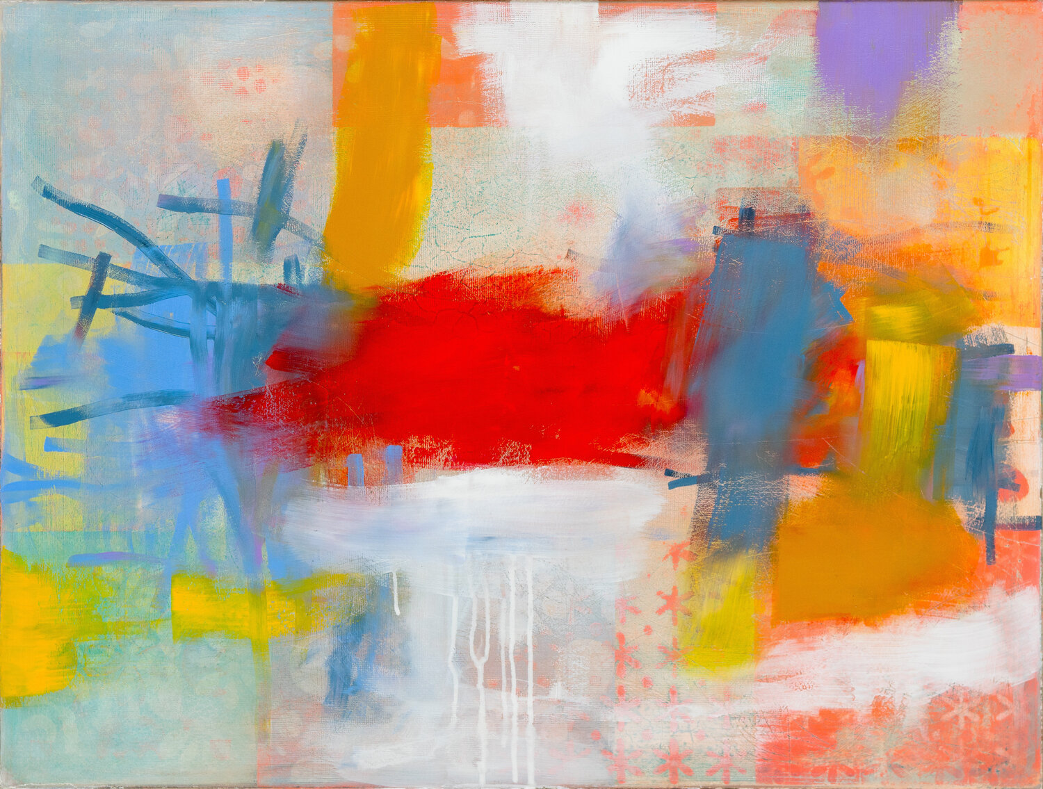 Abstraction over frescoes Franko Tencic